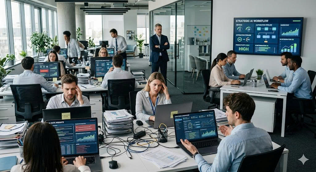 Doanh nghiệp đã triển khai AI nhưng chưa hiệu quả? Tìm hiểu nguyên nhân và giải pháp đào tạo AI thực chiến dành cho CEO, giám đốc.