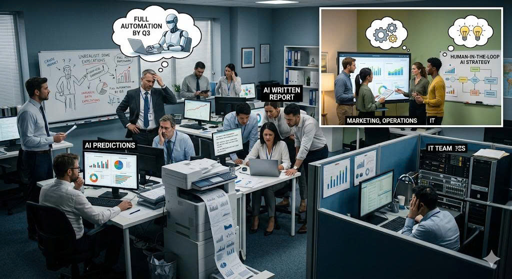 Hiểu sai về AI khiến doanh nghiệp không đạt hiệu quả. Khám phá những ngộ nhận phổ biến và cách ứng dụng AI đúng trong thực tế.