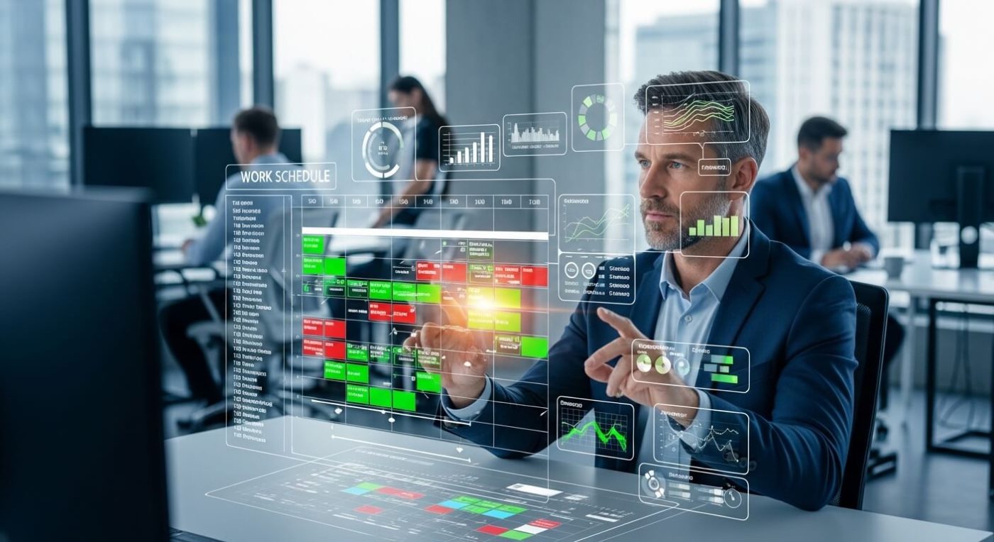 Cách quản lý cấp trung dùng AI tối ưu hóa lịch làm việc cho 100 nhân viên hiệu quả