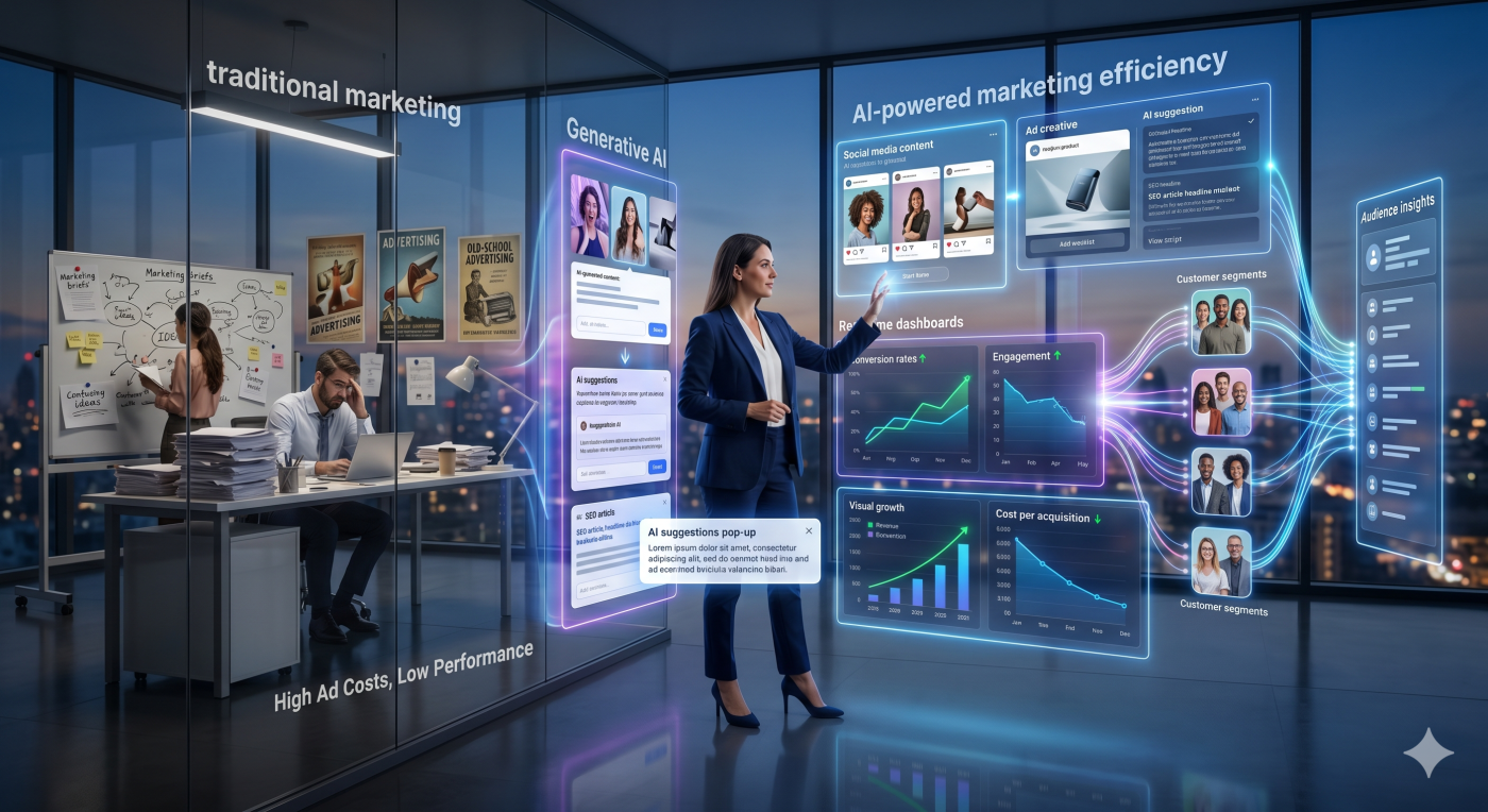 Khóa học Generative AI thực chiến giúp CEO, Giám đốc ứng dụng AI trong marketing, tối ưu nội dung, tăng chuyển đổi và doanh thu.