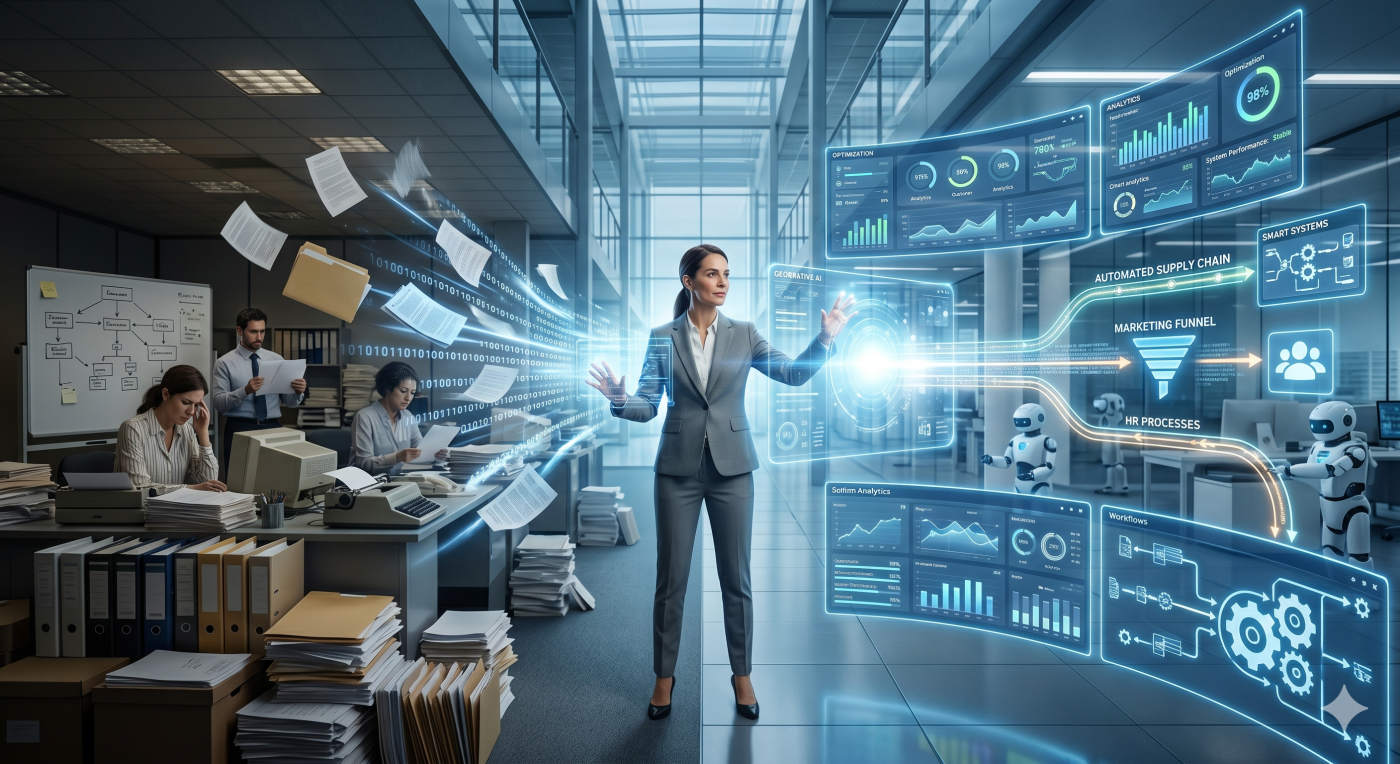 Khóa học Generative AI thực chiến giúp CEO, Giám đốc ứng dụng AI để tăng tốc chuyển đổi số, tối ưu vận hành và nâng cao hiệu quả doanh nghiệp.