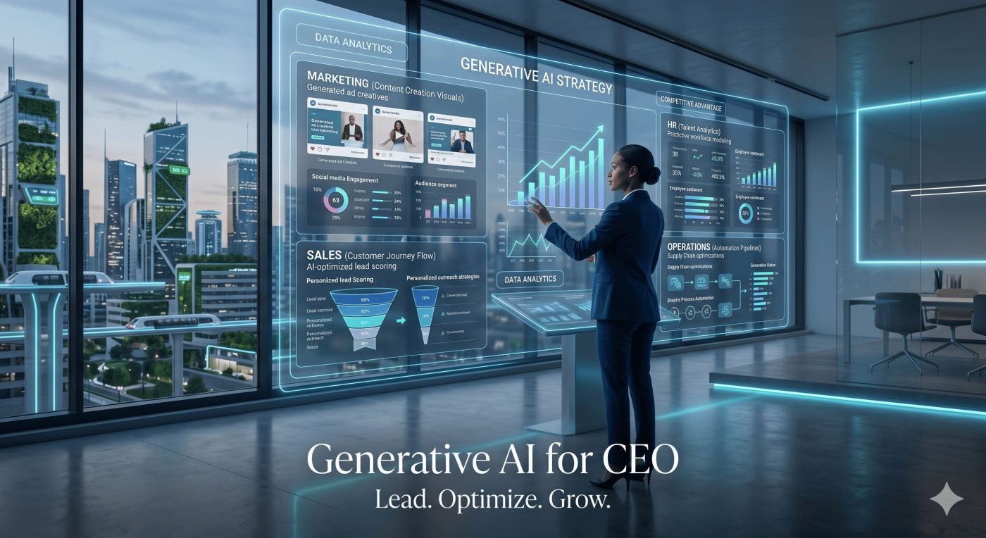 Khám phá khóa học Generative AI cho CEO giúp doanh nghiệp tối ưu vận hành, tăng trưởng bền vững. Giải pháp đào tạo thực chiến từ Đào tạo trí tuệ nhân tạo.