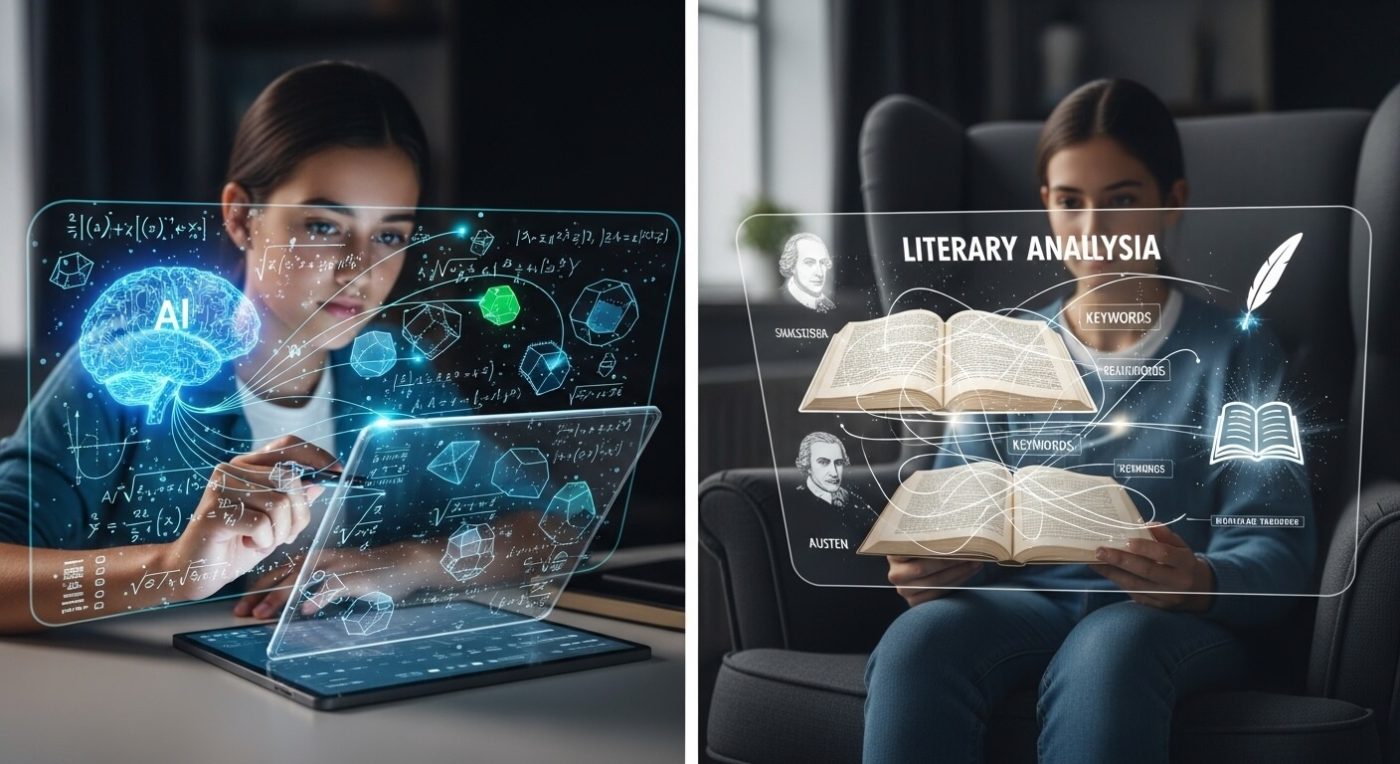 Giải Toán Và Phân Tích Văn Học Bằng AI