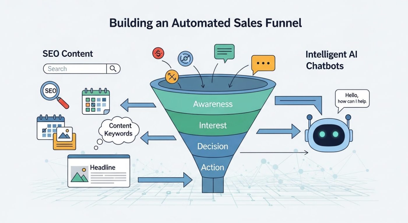 Xây Dựng Phễu Bán Hàng Tự Động: Kết Hợp Content SEO Và Chatbot AI Thông Minh