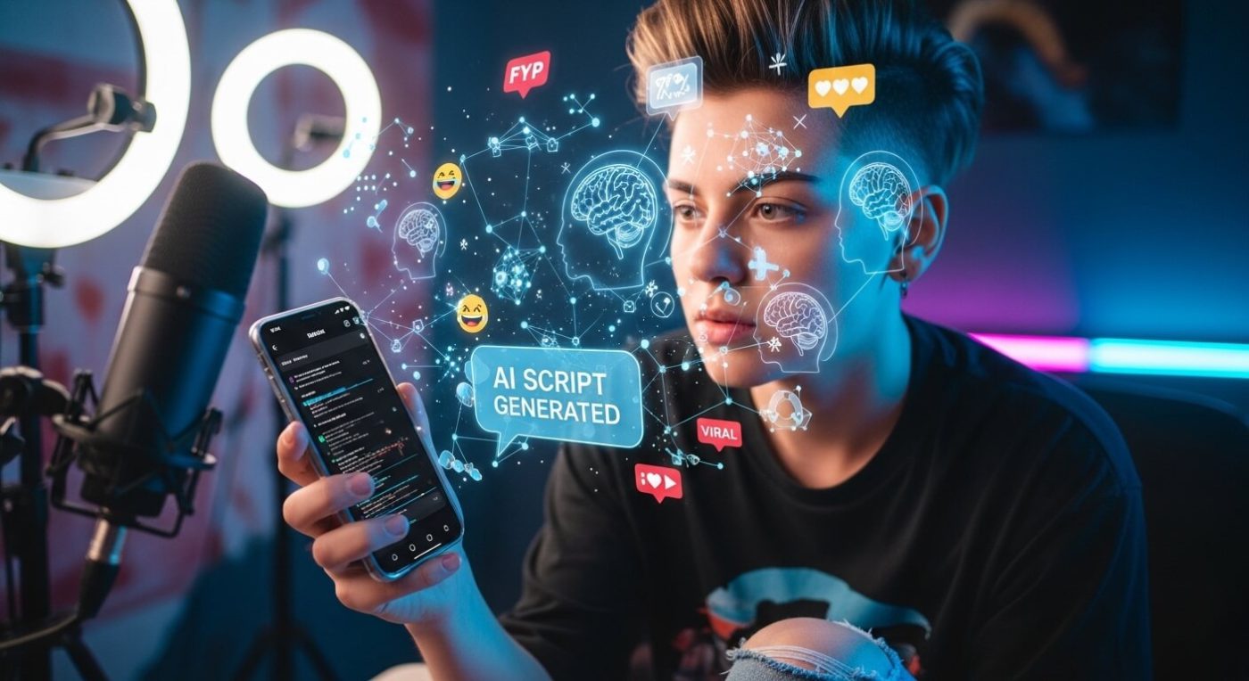 dùng AI sáng tạo kịch bản TikTok