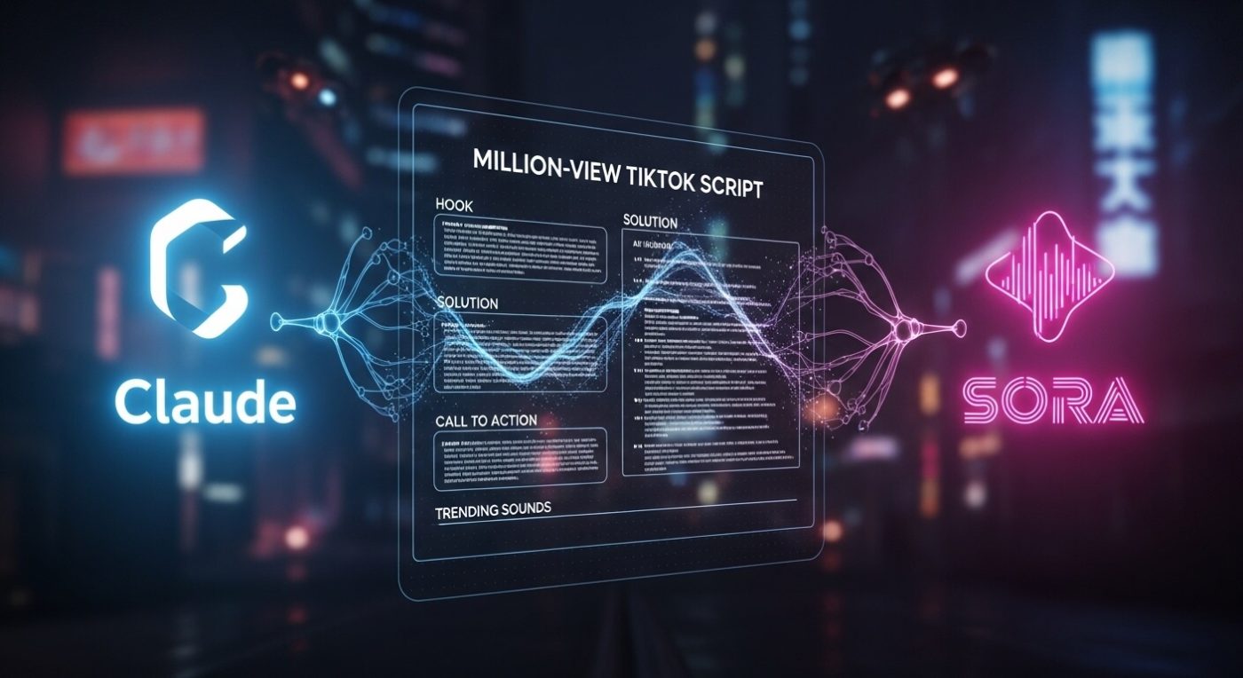 xây dựng kịch bản Video TikTok triệu View bằng Claude và Sora
