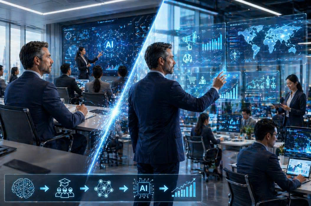 Khóa học Generative AI thực chiến cho doanh nghiệp đang trở thành lựa chọn ưu tiên của nhiều CEO và Giám đốc muốn tăng tốc chuyển đổi số. Trong bối cảnh thị trường thay đổi nhanh, việc hiểu và áp dụng AI không chỉ giúp tối ưu vận hành mà còn mở ra cơ hội tăng trưởng mạnh mẽ. Tuy nhiên, để đạt hiệu quả thực sự, doanh nghiệp cần một chương trình đào tạo bài bản và phù hợp.