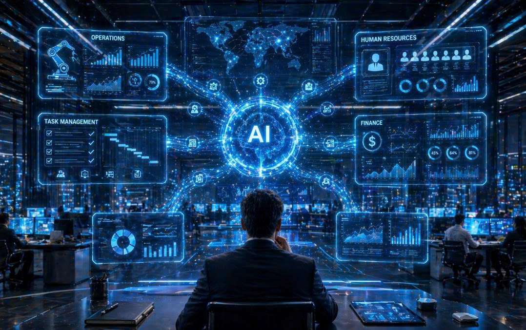 AI trong vận hành doanh nghiệp giúp CEO tối ưu quy trình, giảm chi phí và nâng cao hiệu suất nhờ ứng dụng Generative AI thực chiến.