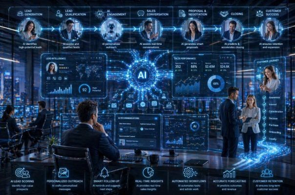 Ứng dụng Generative AI trong bán hàng giúp CEO tối ưu quy trình, tăng tỷ lệ chuyển đổi và nâng cao hiệu quả kinh doanh trong doanh nghiệp.
