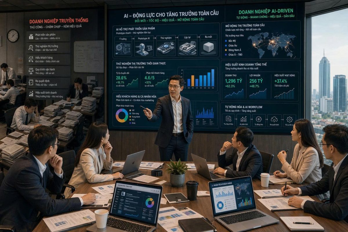 Generative AI đang tăng tốc thay đổi toàn cầu. CEO và doanh nghiệp cần làm gì để không bị tụt lại và tận dụng cơ hội tăng trưởng mới?