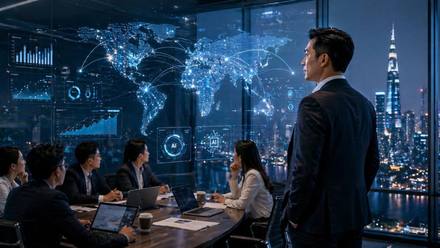 Cập nhật tình hình AI trên thế giới năm 2026, xu hướng phát triển Generative AI, cuộc đua giữa các ông lớn công nghệ và tác động đến doanh nghiệp toàn cầu.