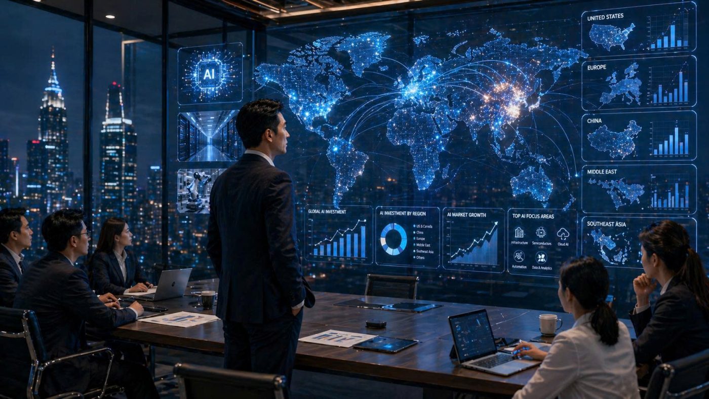 Tìm hiểu cách các quốc gia trên thế giới đang đầu tư vào AI, chiến lược phát triển trí tuệ nhân tạo toàn cầu và tác động đến doanh nghiệp trong tương lai.