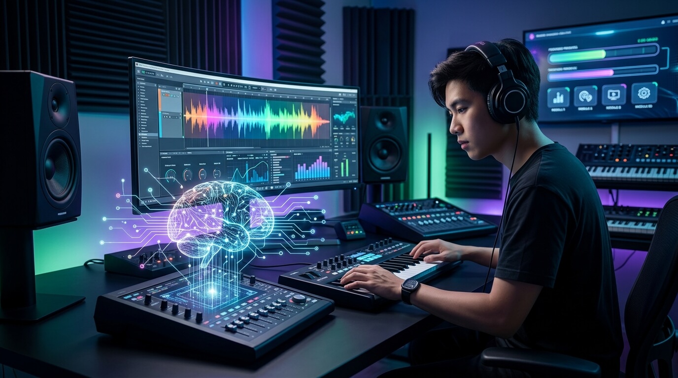 Khóa học AI sản xuất nhạc