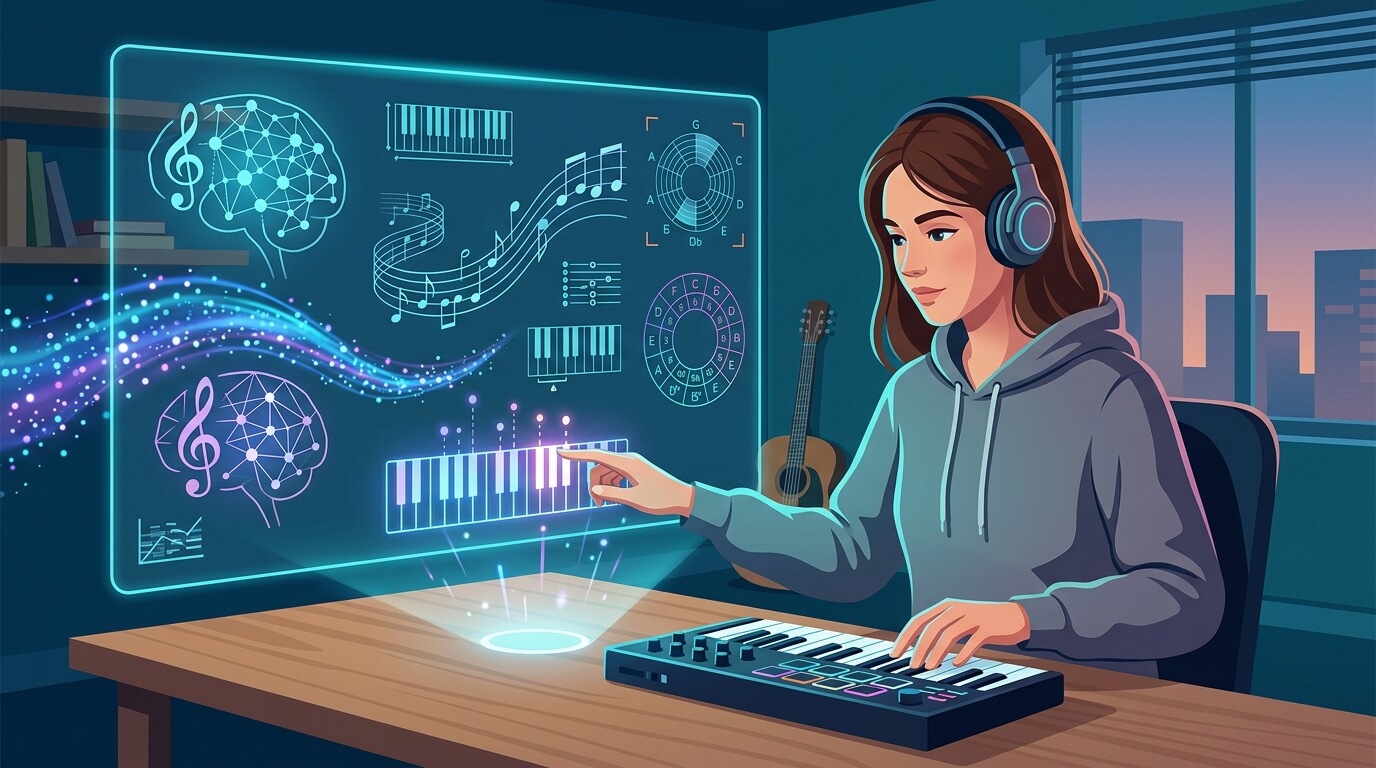Công cụ AI học nhạc lý
