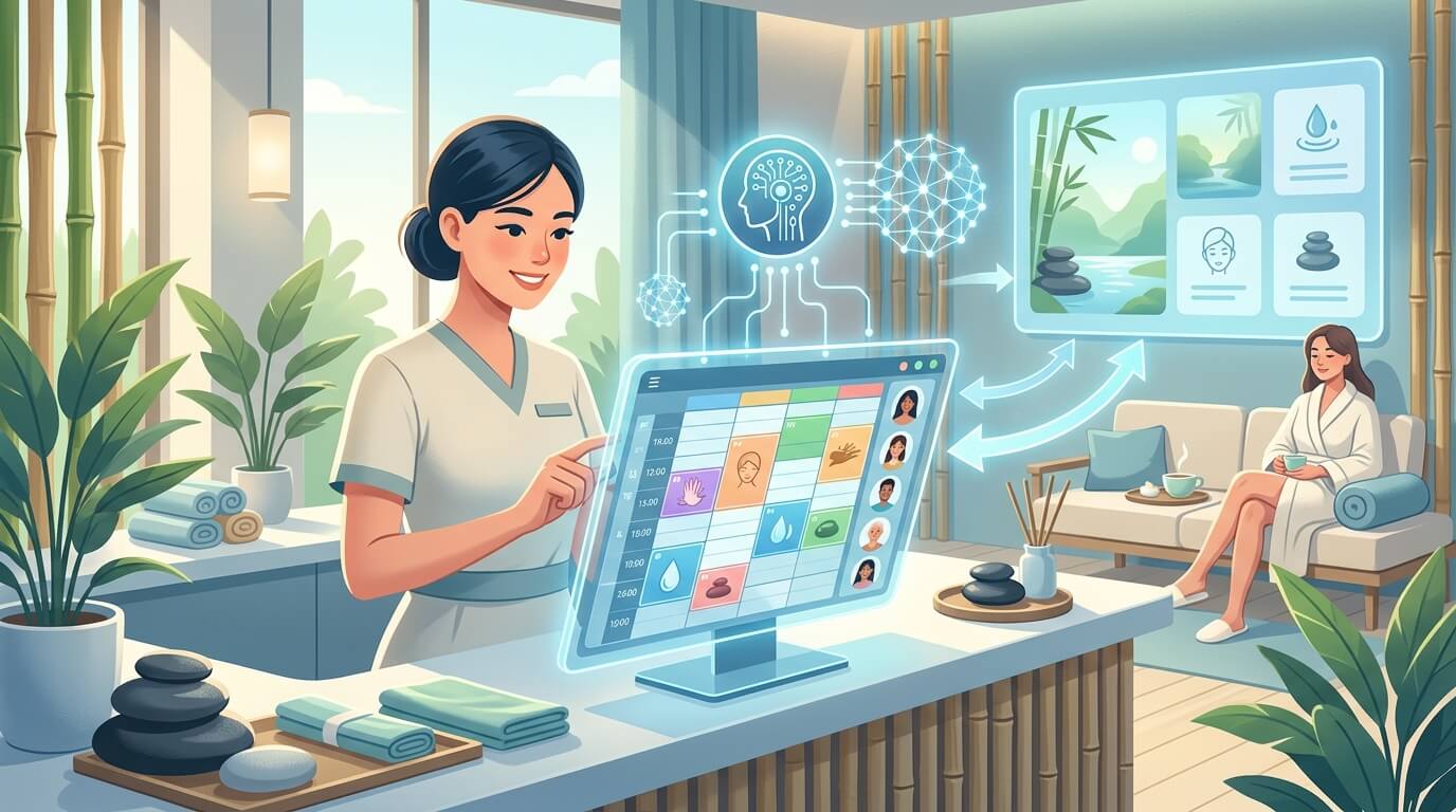 công cụ AI đặt lịch spa