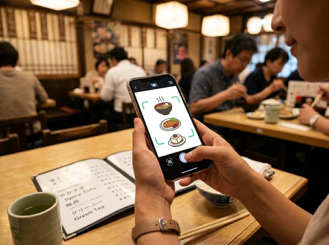 Ứng dụng AI dịch menu nhà hàng nước ngoài