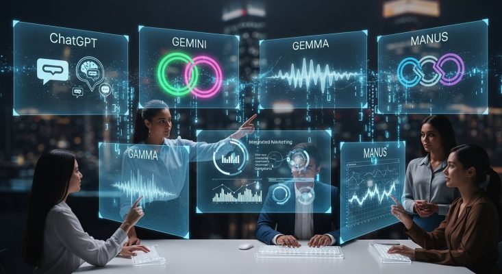 Tương lai ngành Digital Marketing: Học cách phối hợp nhịp nhàng giữa ChatGPT, Gemini, Gamma và Manus.