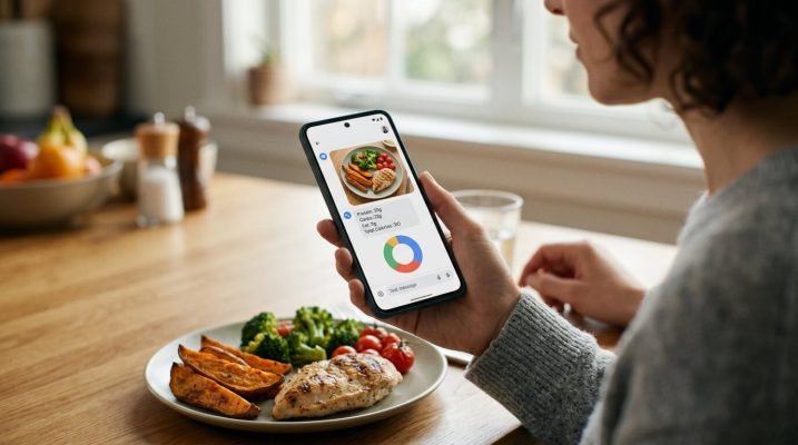 Google Gemini tính dinh dưỡng: