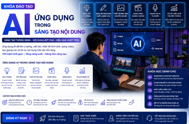 AI sáng tạo nội dung, AI content marketing, ứng dụng AI trong truyền thông
