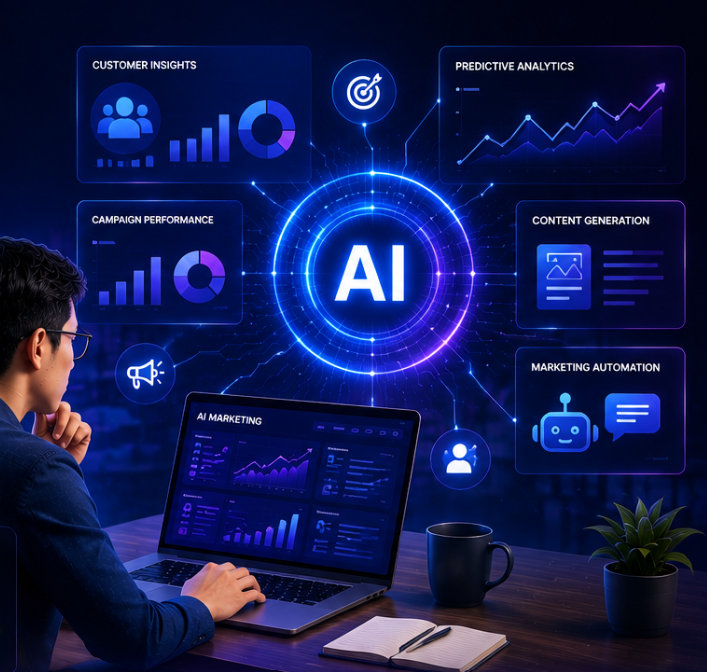 AI marketing 2026, xu hướng marketing AI, ứng dụng AI trong marketing