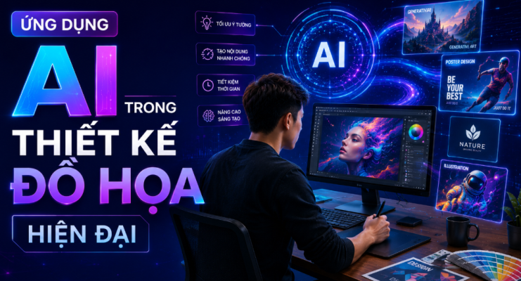 AI thiết kế đồ họa, thiết kế bằng AI, AI sáng tạo hình ảnh