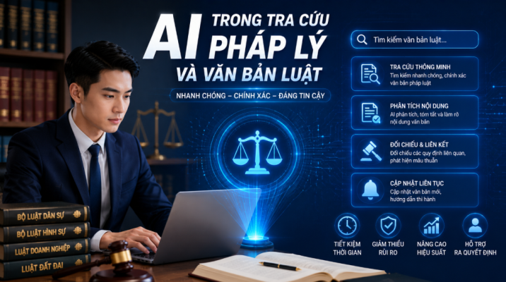 AI pháp lý, ChatGPT pháp luật, AI tra cứu văn bản luật