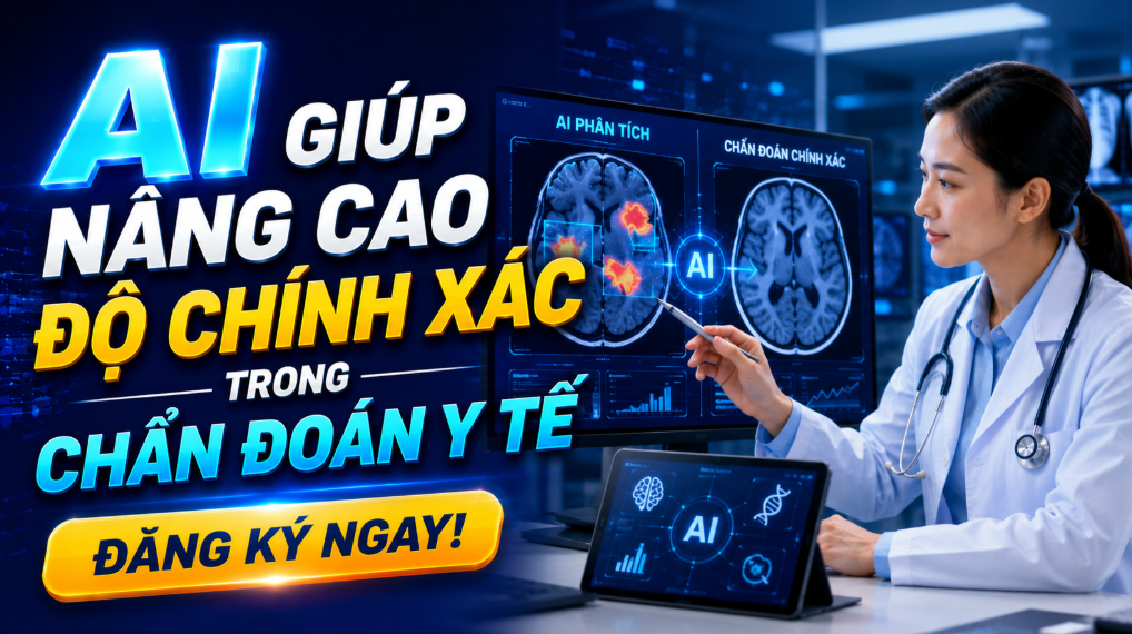 Trong bối cảnh công nghệ phát triển mạnh mẽ, AI giúp nâng cao độ chính xác trong chẩn đoán y tế đang trở thành xu hướng quan trọng giúp các cơ sở y tế và đội ngũ bác sĩ tối ưu quy trình khám chữa bệnh, phân tích dữ liệu nhanh hơn và hỗ trợ đưa ra kết quả chẩn đoán chính xác hơn. Việc ứng dụng AI trong lĩnh vực chăm sóc sức khỏe đang góp phần nâng cao chất lượng dịch vụ và cải thiện trải nghiệm bệnh nhân.