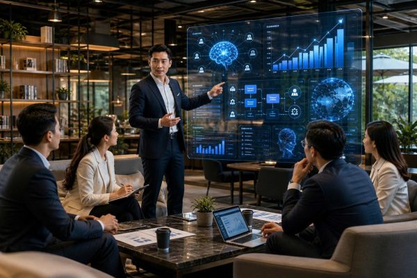 Khóa học AI cho CEO đang trở thành lựa chọn chiến lược của nhiều lãnh đạo doanh nghiệp. Tìm hiểu vì sao nhà quản trị hiện đại cần học AI để ra quyết định nhanh hơn và xây dựng lợi thế cạnh tranh bền vững.