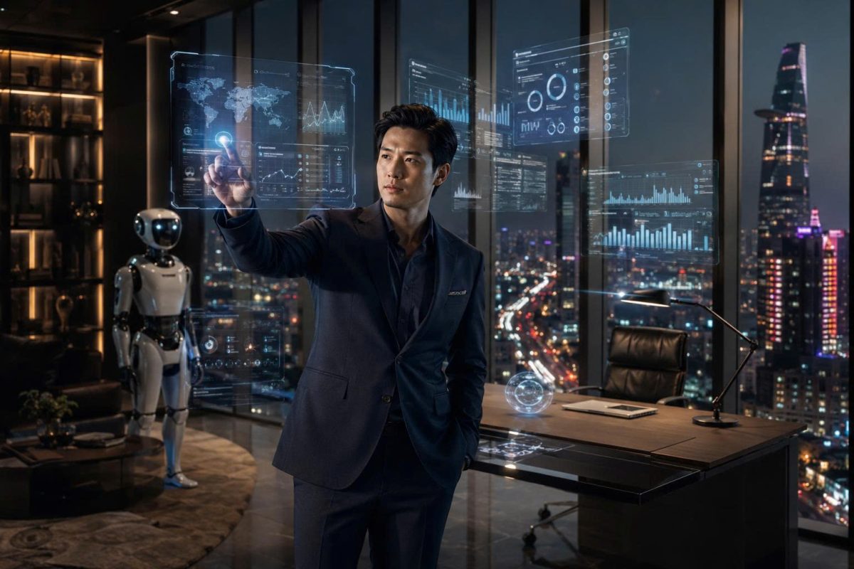 Khám phá cách Generative AI giúp CEO và doanh nghiệp tối ưu vận hành, tăng hiệu suất và ra quyết định nhanh hơn. Tìm hiểu xu hướng AI toàn cầu và giải pháp đào tạo thực chiến dành cho CxO.