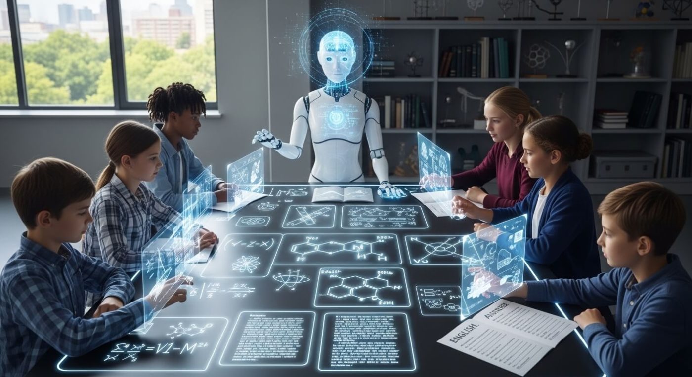 AI Hỗ Trợ Học Toán Lý Hóa Văn Anh Cho Học Sinh