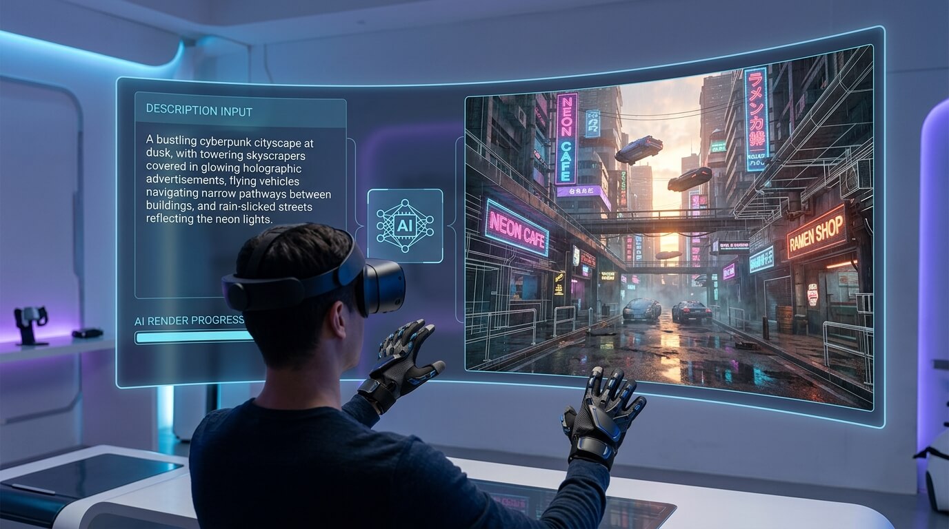 AI tạo môi trường 3D