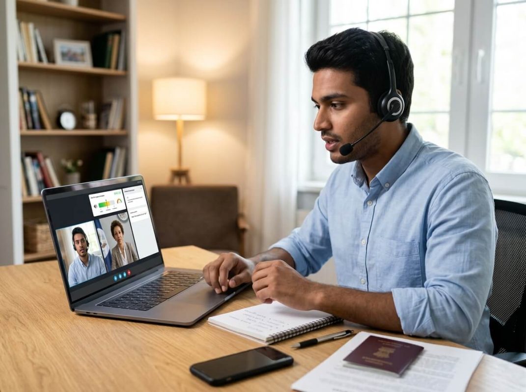 Công cụ AI luyện phỏng vấn Visa
