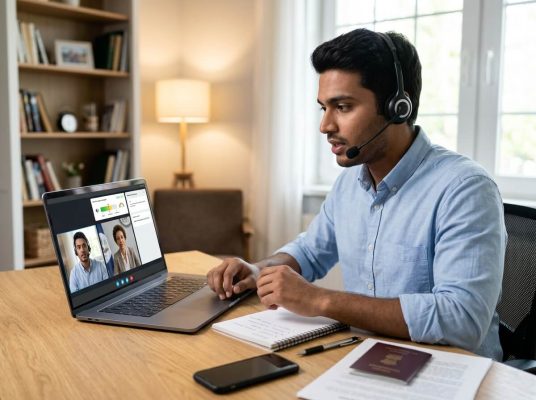 Công cụ AI luyện phỏng vấn Visa