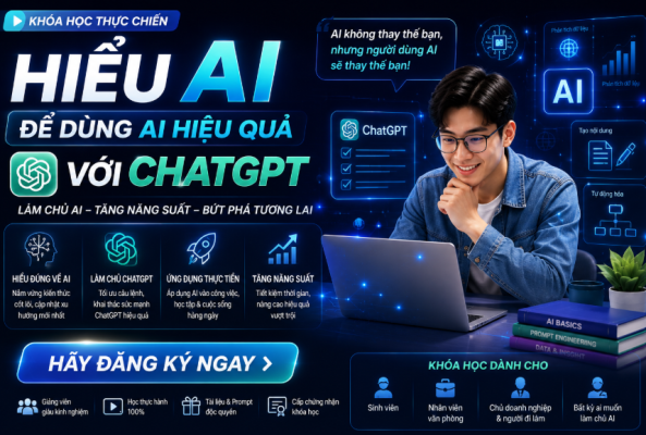 Hiểu AI để dùng AI hiệu quả với ChatGPT