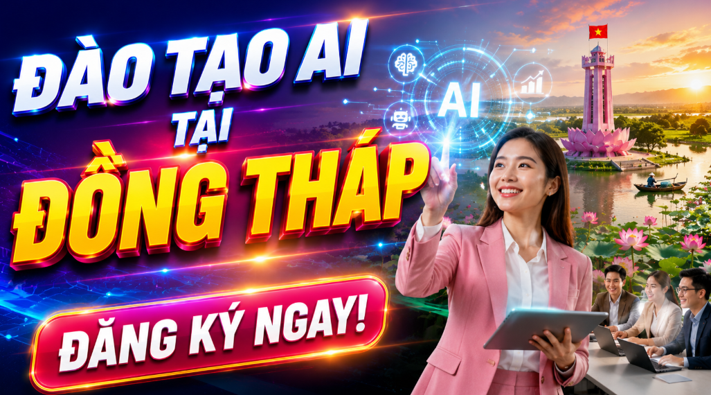 Đào tạo AI tại Đồng Tháp
