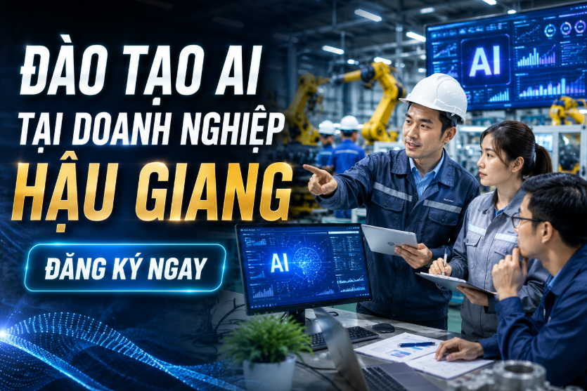 Đào tạo AI tại doanh nghiệp Hậu Giang
