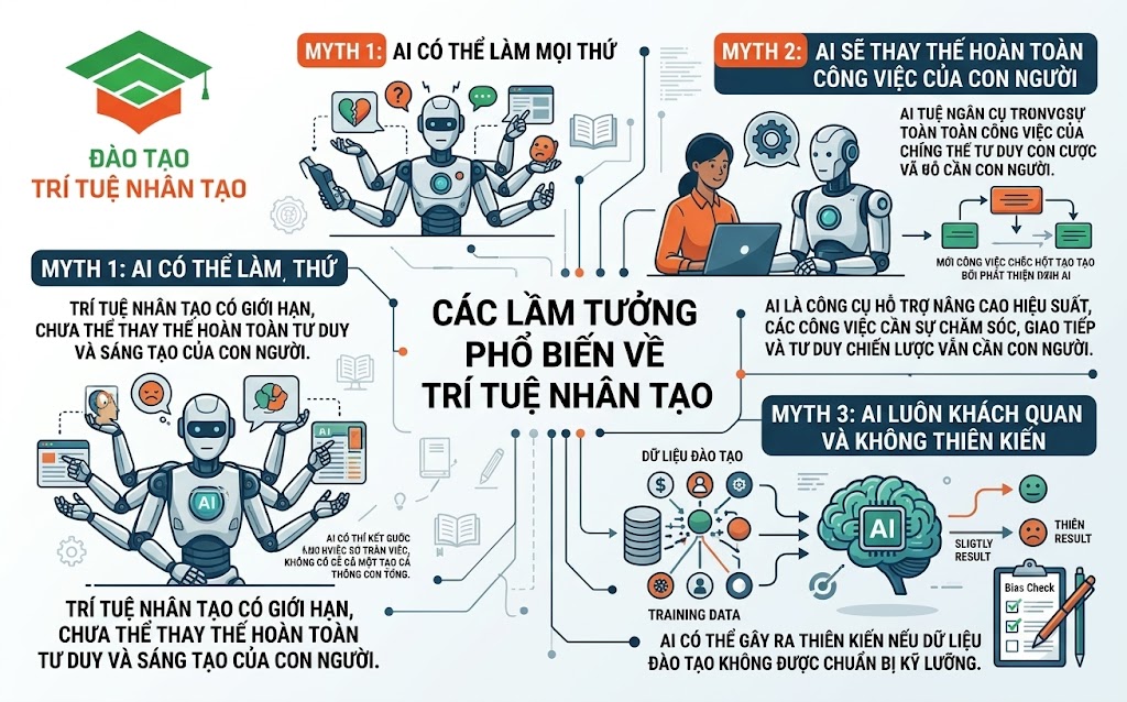 lầm tưởng về AI