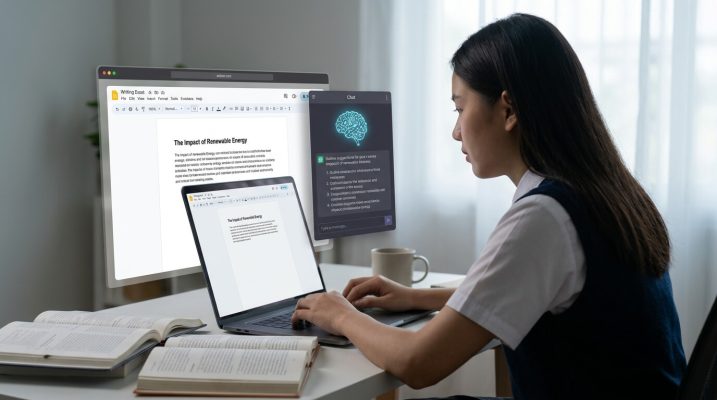 ứng dụng Ai trong làm bài tập