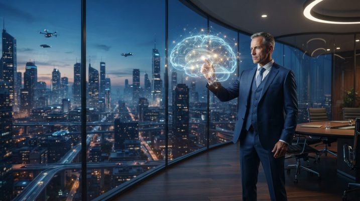 CEO interacting with holographic AI 202607241511 1