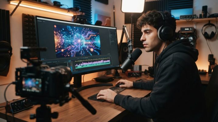 Creator producing YouTube video 202607091801 1