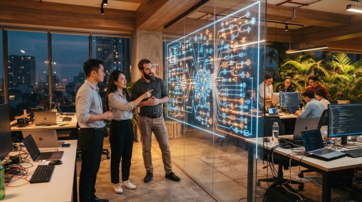Developers looking at display wall 202607181325 1
