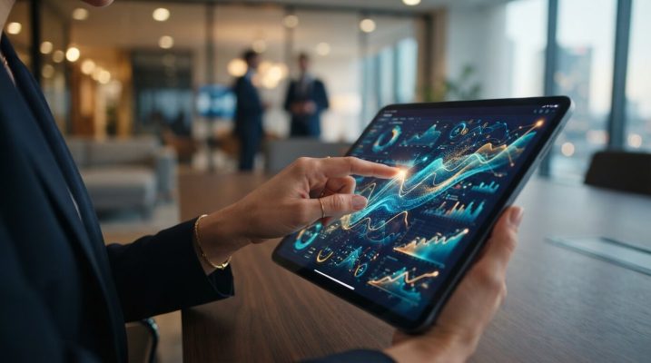 Hand activating AI dashboard tablet 202607241519 1