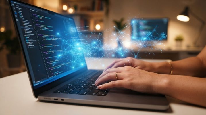 Hands typing on laptop 202607210822 1