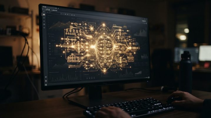 Monitor showing AI prompt result 202607181317 1