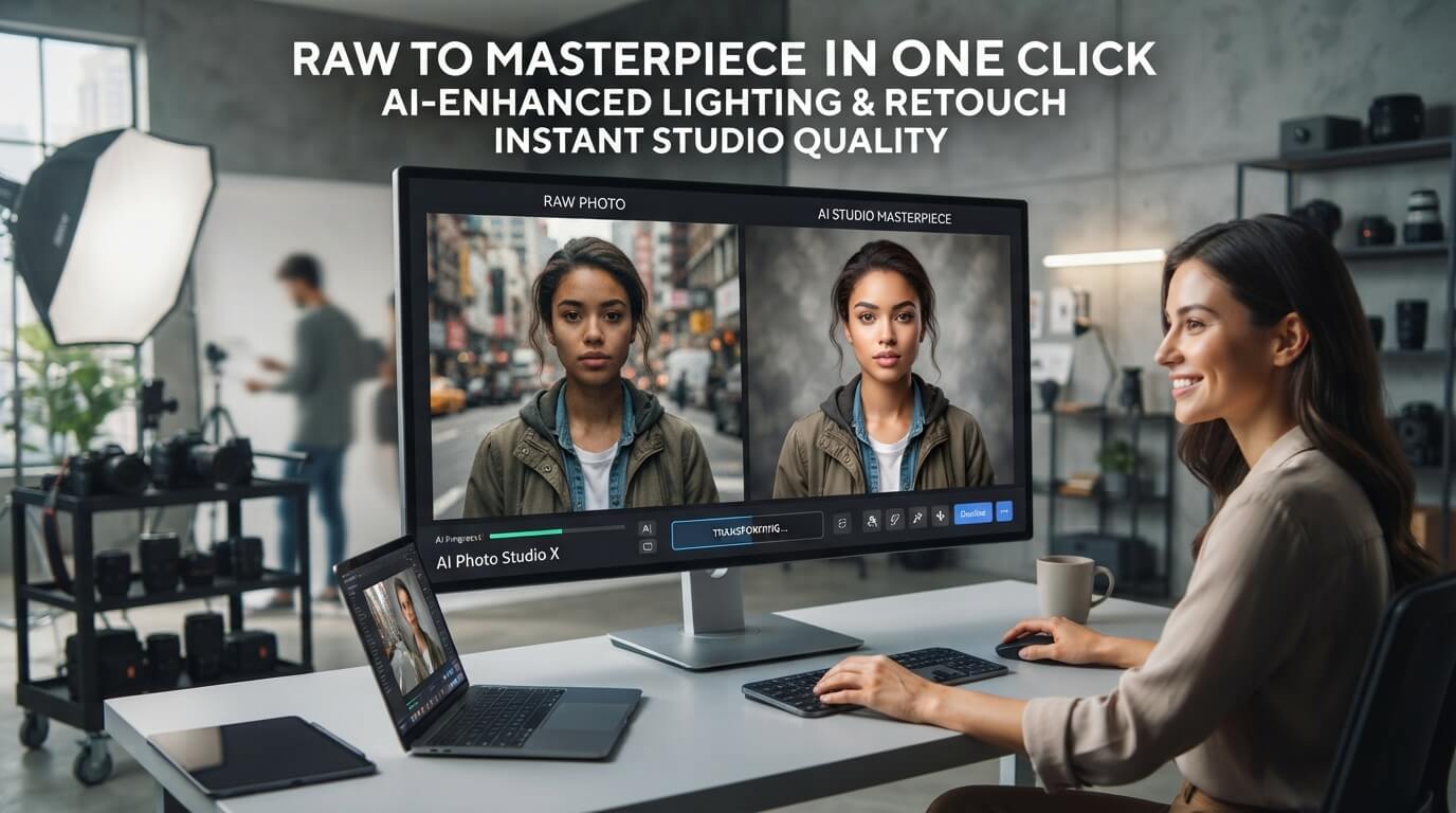 studio chuyên nghiệp bằng AI