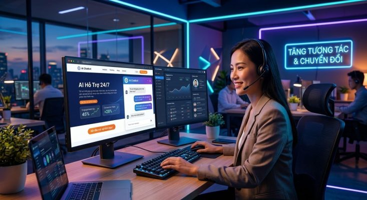 Ai chatbot tren website giai phap tang tuong tac va chuyen doi khach hang