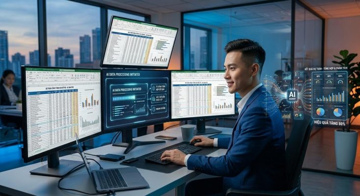 Ai giup xu ly file excel du toan phuc tap va tong hop ket qua nhanh chong