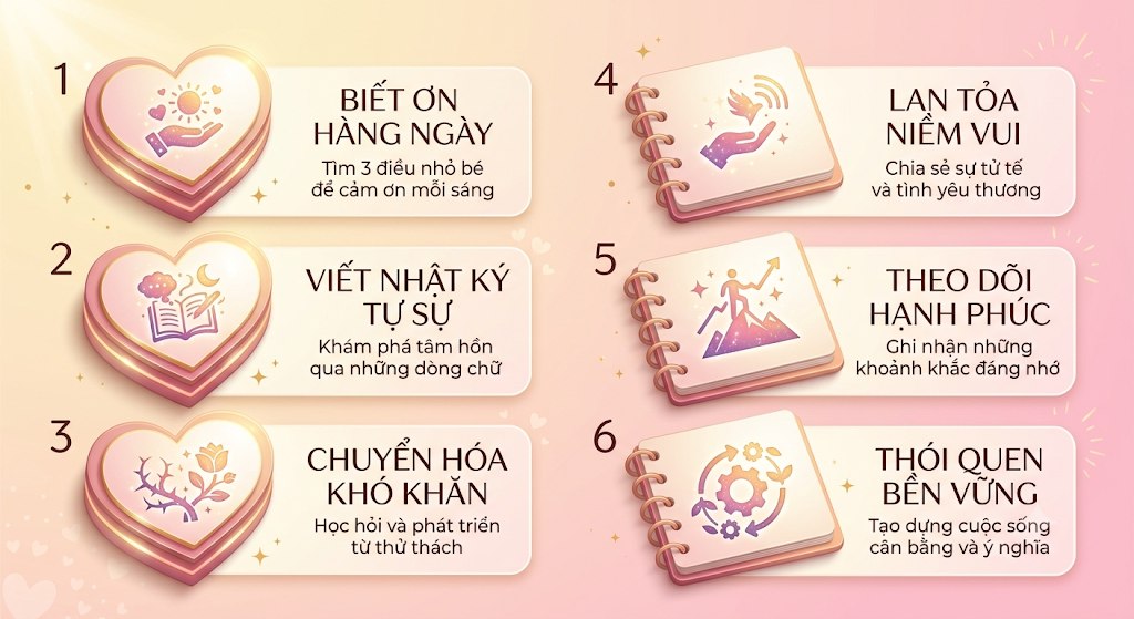 AI Trong Xây Dựng Thói Quen Lòng Biết Ơn: Tối Ưu Hạnh Phúc Mỗi Ngày