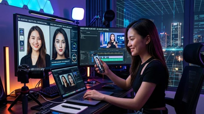 Cach tao kol ai tu khuon mat cua minh voi tool anh va video giong nhat