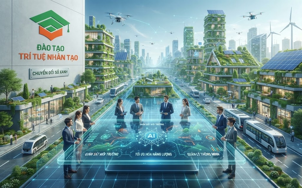 chuyển đổi số xanh với AI